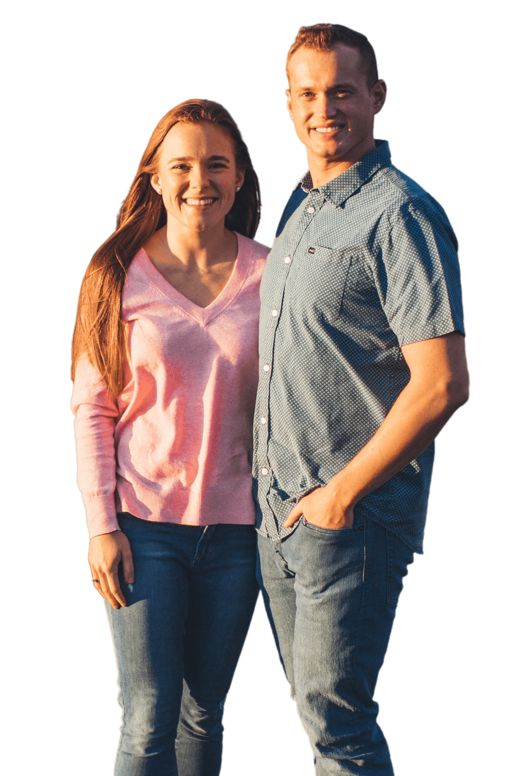 Spencer with his wife Lyndsey